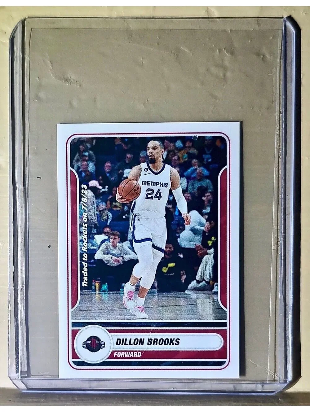 2023-24 Dillon Brooks Panini NBA Basketball #343 Sticker Houston Rockets